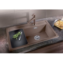 Мойка Blanco ZENAR XL 6 S Compact чаша справа, доска стекло клапан-автомат InFino® мускат