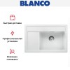 Мойка Blanco ZENAR XL 6 S Compact чаша справа, доска стекло клапан-автомат InFino® белый