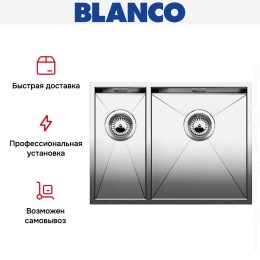 Мойка Blanco Zerox 340/180-U чаша справа нержавеющая сталь