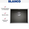 Мойка BLANCO ZEROX 500-IF черная нержавеющая сталь