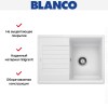 Мойка BLANCO ZIA 45 S Compact Silgranit белый