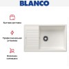 Мойка BLANCO ZIA XL 6 S Compact Silgranit белый