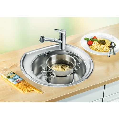 Мойка Blanco Rondoval нержавеющая сталь матовая