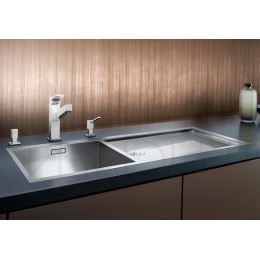 Мойка Blanco Zerox 400/550-T-IF/N чаша слева нержавеющая сталь