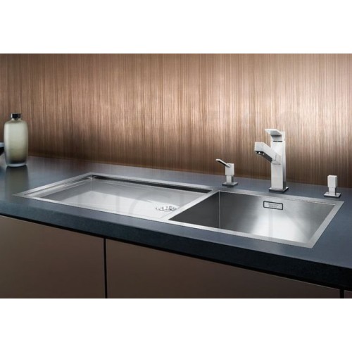 Мойка Blanco Zerox 400/550-T-IF/N чаша справа нержавеющая сталь