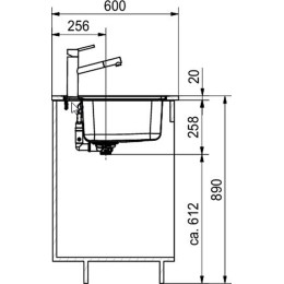 Мойка Franke BCX 210-51 TL сталь