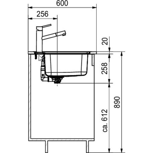 Мойка Franke BCX 210-51 TL сталь