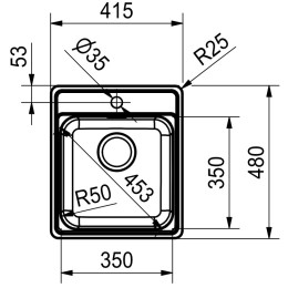 Мойка Franke BCX 610-42 TL сталь