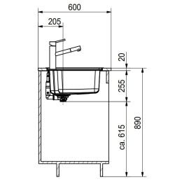 Мойка Franke BCX 610-74 TL сталь