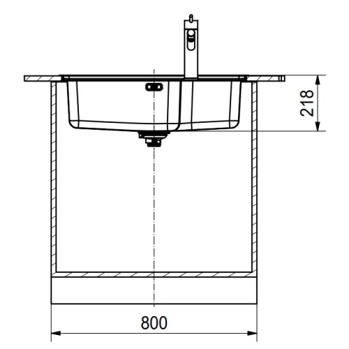 Мойка Franke BCX 610-74 TL сталь