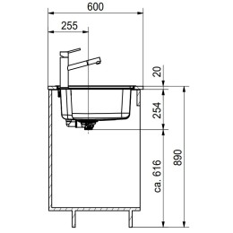 Мойка Franke BCX 610-81 TL сталь