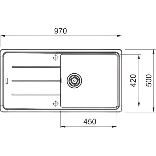 Мойка Franke BFG 611-97 миндаль