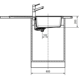 Мойка Franke BFG 611-97 миндаль