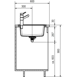 Мойка Franke BFG 611 черный матовый