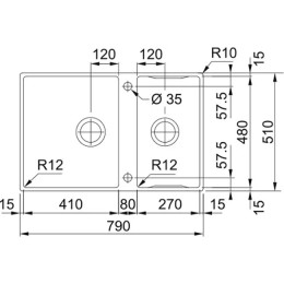 Мойка Franke BWX 220-41-27 хром