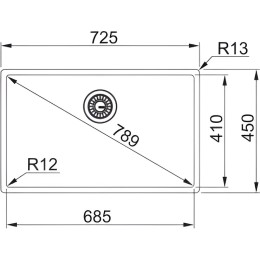 Мойка Franke BXX 210/110-68 полированная нержавеющая сталь