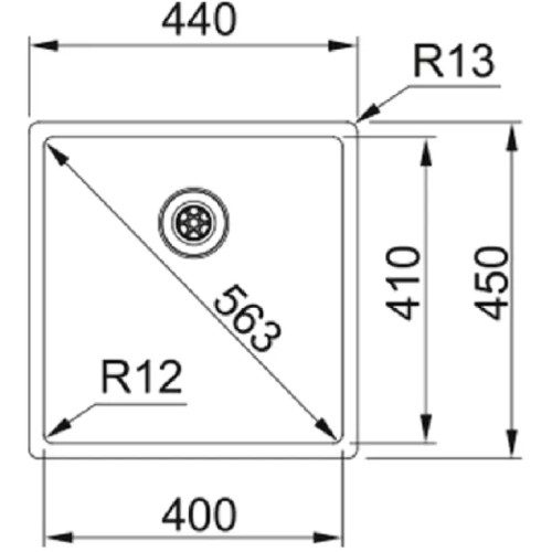 Мойка Franke BXX 210-40 сталь