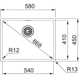Мойка Franke BXX 210-54 сталь