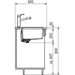 Мойка Franke FEX 110-40 сталь