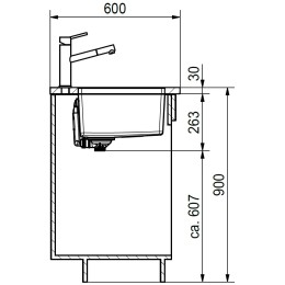 Мойка Franke FEX 110-50 сталь