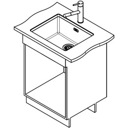 Мойка Franke FEX 110-50 сталь