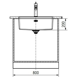 Мойка Franke FEX 110-60 сталь