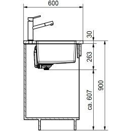 Мойка Franke FEX 110-60 сталь