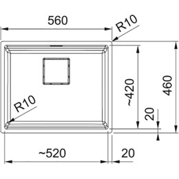 Мойка Franke KNG 110-52 черный