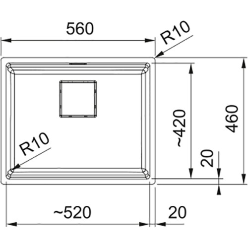 Мойка Franke KNG 110-52 черный