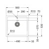 Мойка Franke Sirius SID 610-49 сахара купить в Москве и Санкт-Петербурге