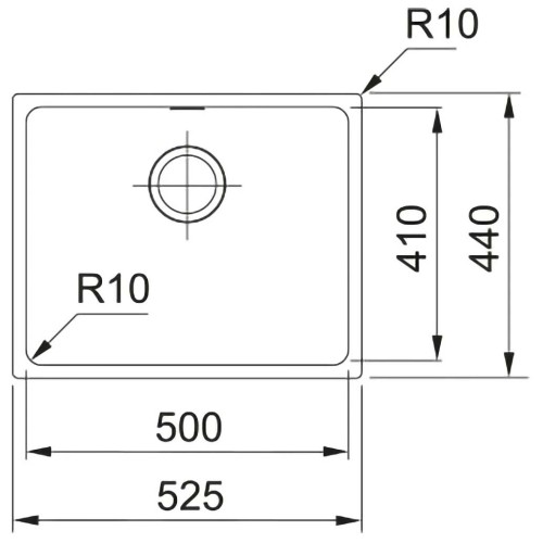 Мойка Franke Sirius SID 110-50 сахара купить в Москве и Санкт-Петербурге
