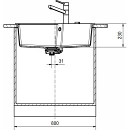 Мойка Franke UBG 610-72 оникс