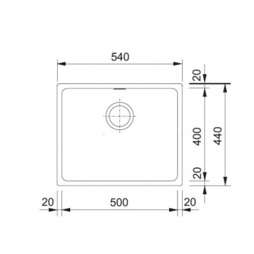 Мойка Franke KBG 110-50 графит