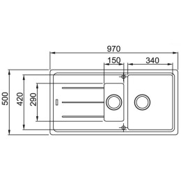 Мойка Franke BFG 651 серебро