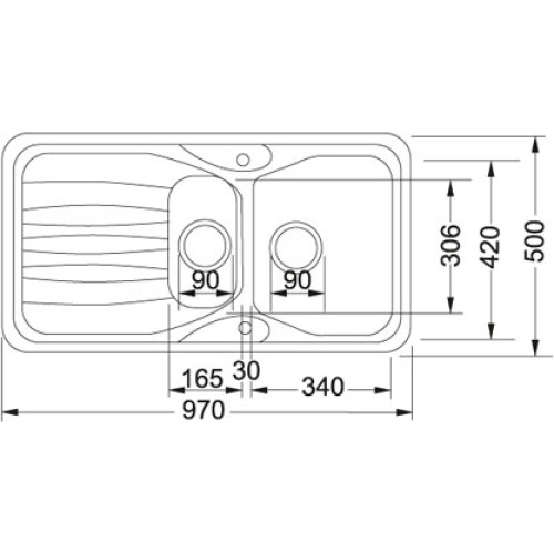 Мойка Franke COG 651 серебро