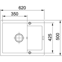 Мойка Franke MRG 611C бежевый