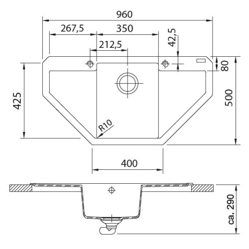 Мойка Franke MRG 612-E белый