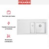 Мойка Franke Mythos MTK 651-100 чаша справа белый