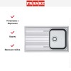 Мойка Franke Smart SRX 611-86 Нержавеющая сталь