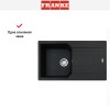 Мойка Franke Urban UBG 611-86 Оникс