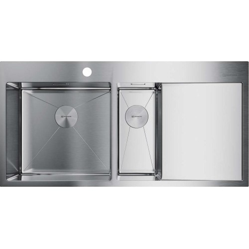 Мойка Omoikiri AKISAME 100-2-IN-L крыло справа