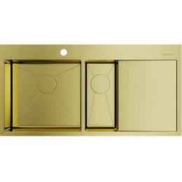 Мойка Omoikiri AKISAME 100-2 LG-L крыло справа