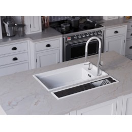 Мойка Omoikiri Kinaru Pro 86-U/I WH