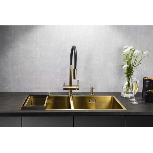 Мойка Omoikiri TAKI 86-2-U/IF LG