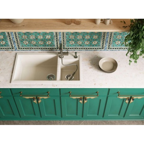 Мойка Omoikiri TEDORI 86-2-LB-WH