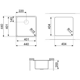 Мойка Smeg VSTR40DKX