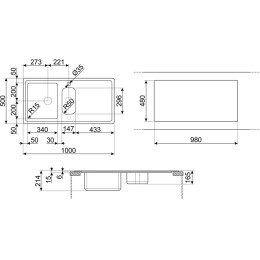 Мойка Smeg LDR102-2