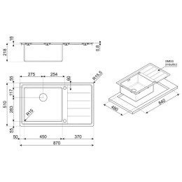 Мойка Smeg LFTG861D