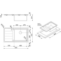 Мойка Smeg LFTG861S