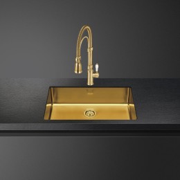 Мойка Smeg Mira VSTR71BRX латунный